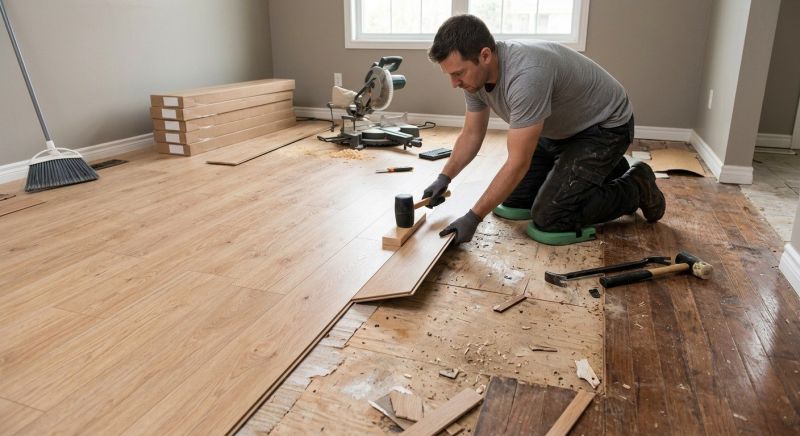 Laminate Floor Installation in Milford, DE