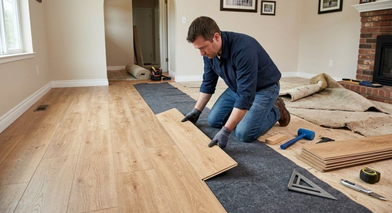 Laminate Floor Remodeling in Milford, DE