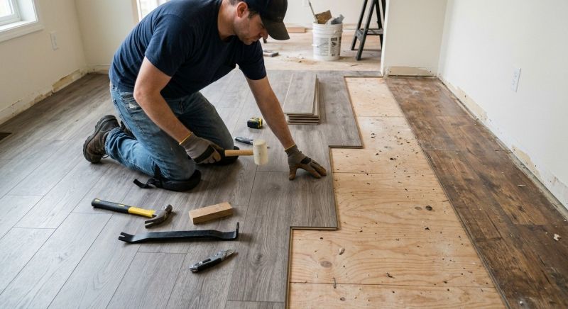 Laminate Floor Remodeling in Milford, DE