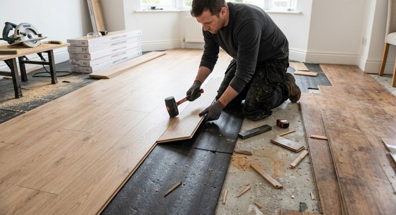 Laminate Floor Remodeling in Milford, DE