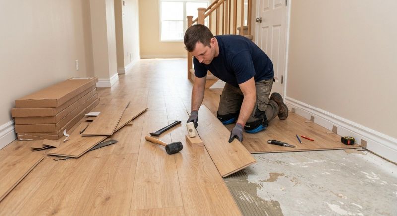 Laminate Floor Replacement in Camden Wyoming, DE