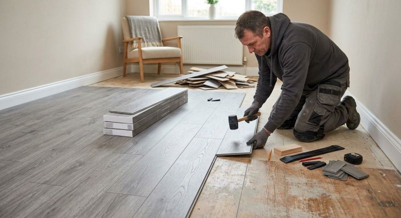 Laminate Floor Replacement in Felton, DE