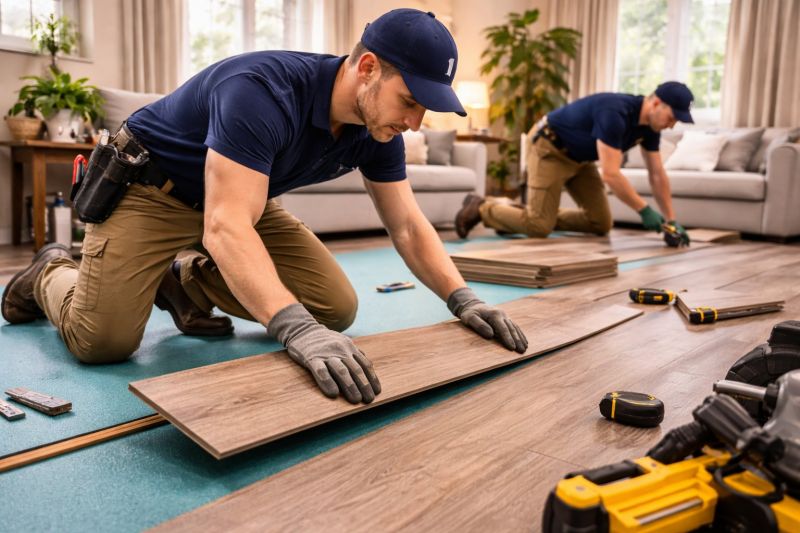 Laminate Floor Replacement in Harrington, DE