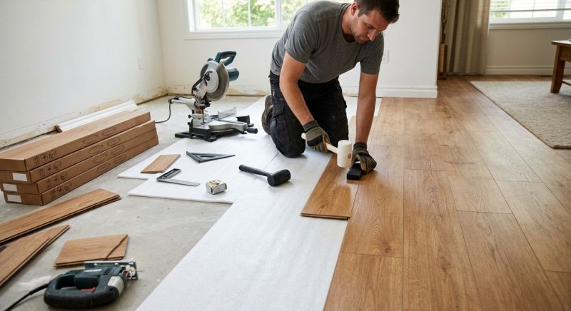 Laminate Floor Replacement in Harrington, DE