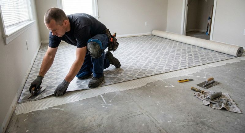 Sheet Flooring Installation in Dover, DE
