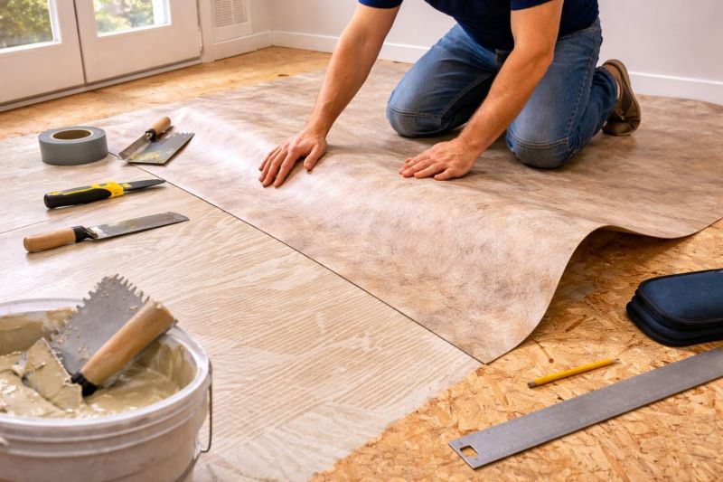 Sheet Vinyl Installation in Denton, MD