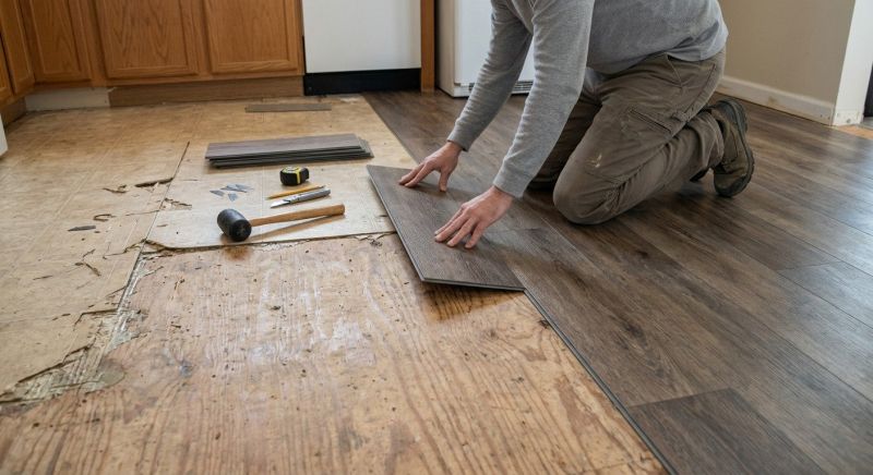 Vinyl Floor Replacement in Milford, DE