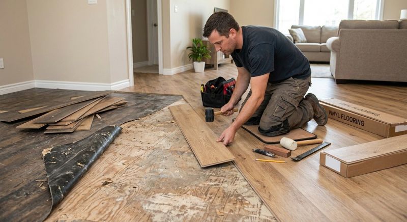 Vinyl Flooring Installation in Milton, DE